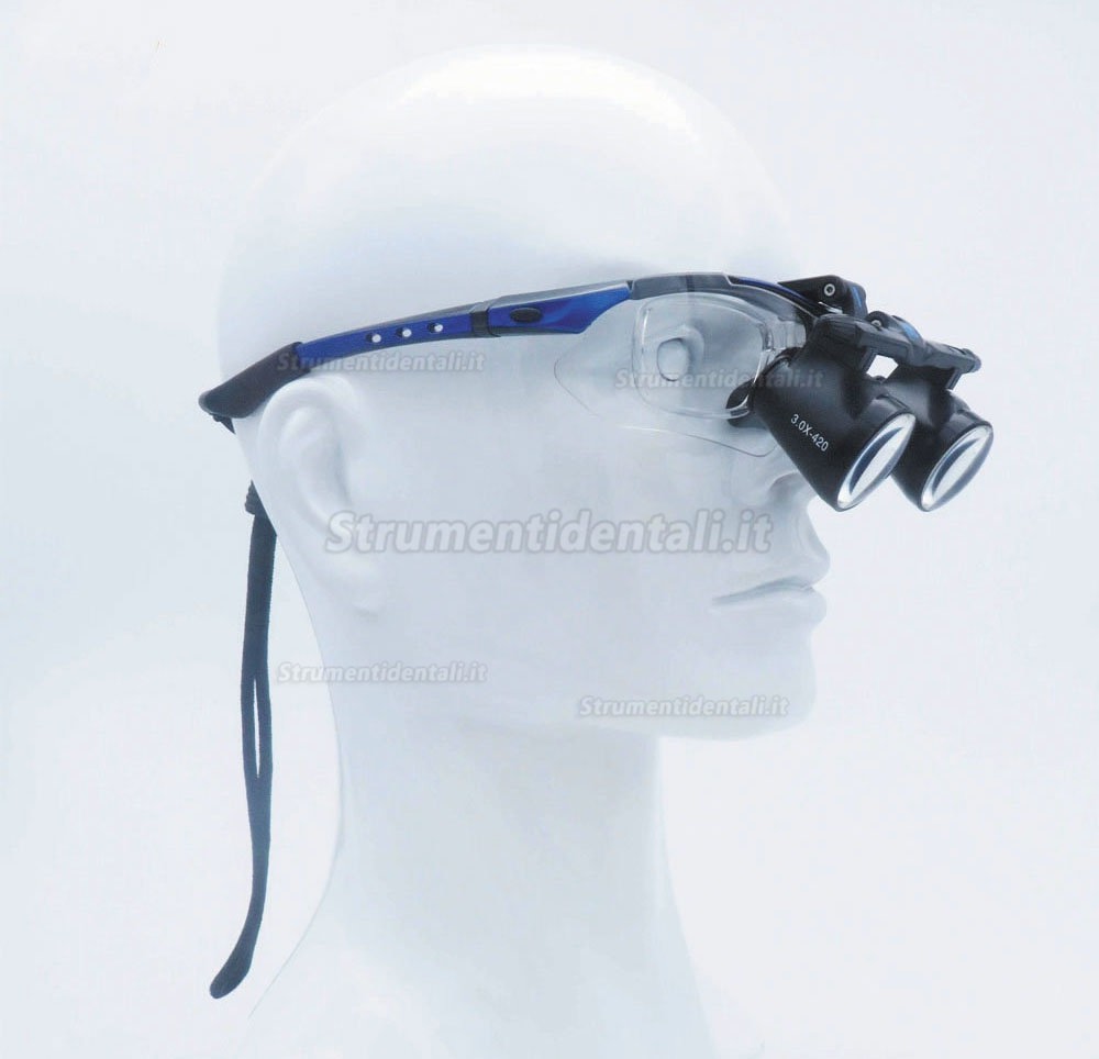 KWS® FD-501G 3.0X occhiali ingrandenti odontoiatria con filettatura a vite unidirezionale 